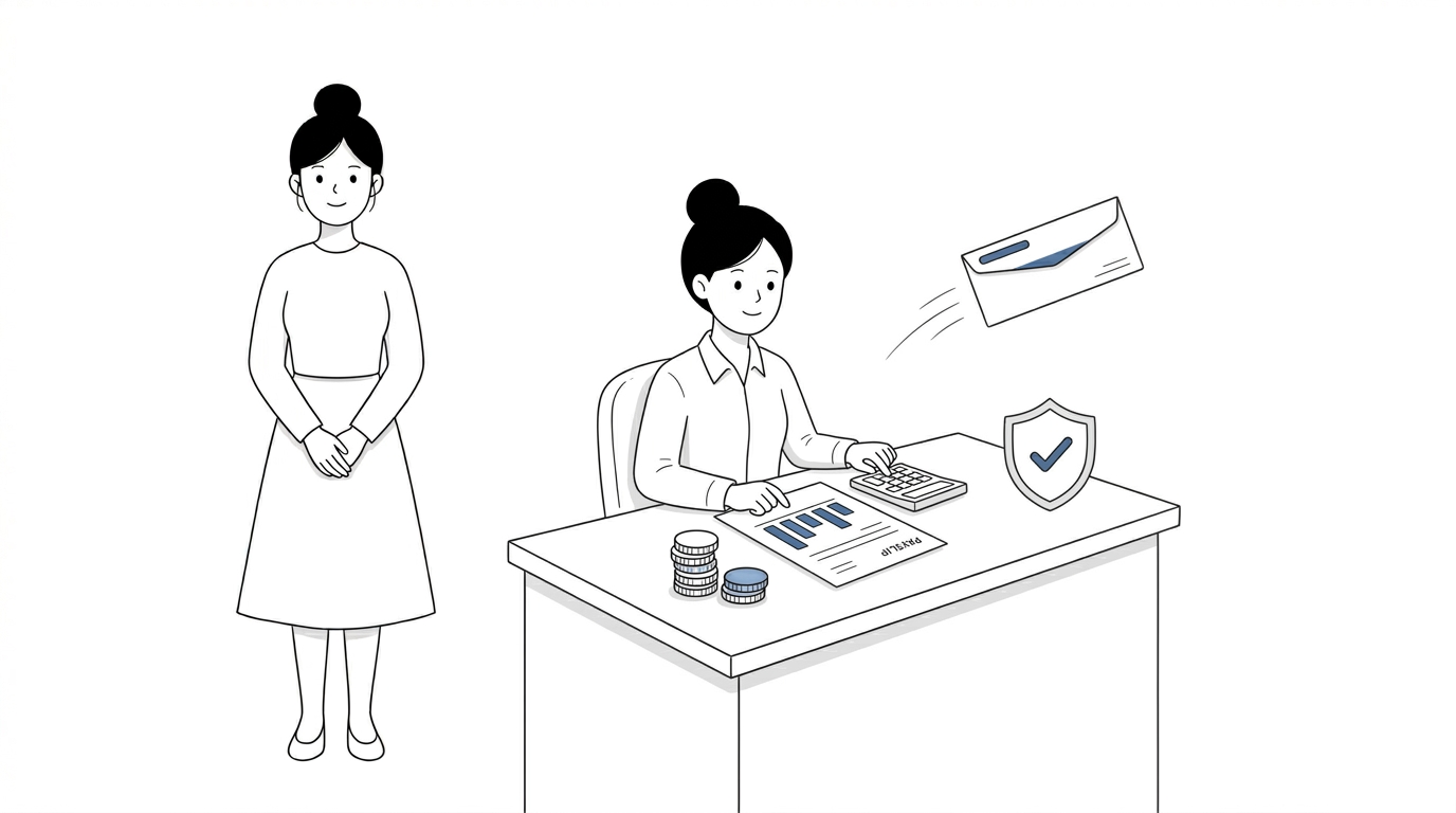 무료 급여 프로그램으로 4대보험과 원천세를 자동 계산하는 일러스트