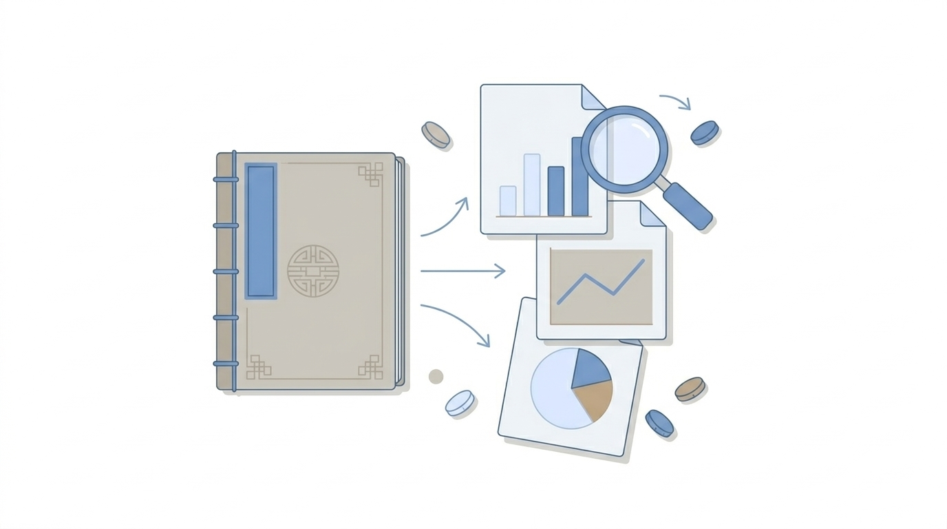 재무제표 11종 자동 생성 개념도