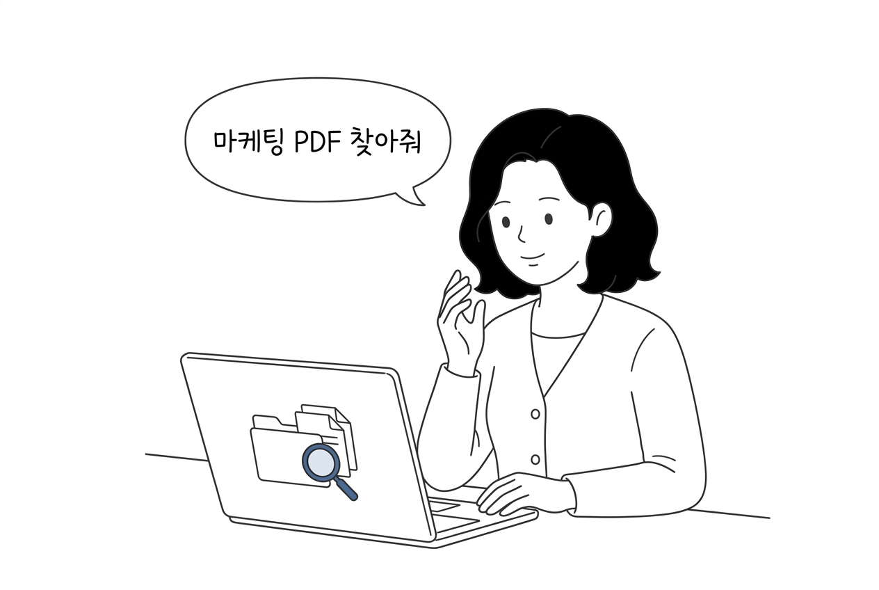 도토 웹디스크 · AI 자연어 검색